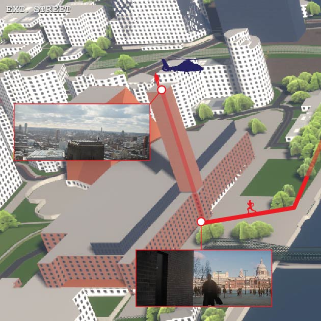 Mission Impossible Fallout London chase map #4